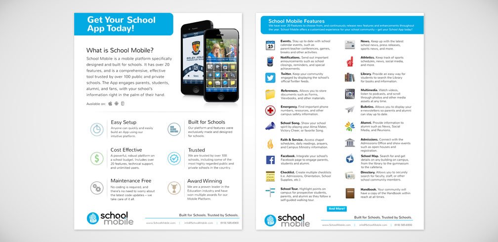 School Mobile Postcard 1
